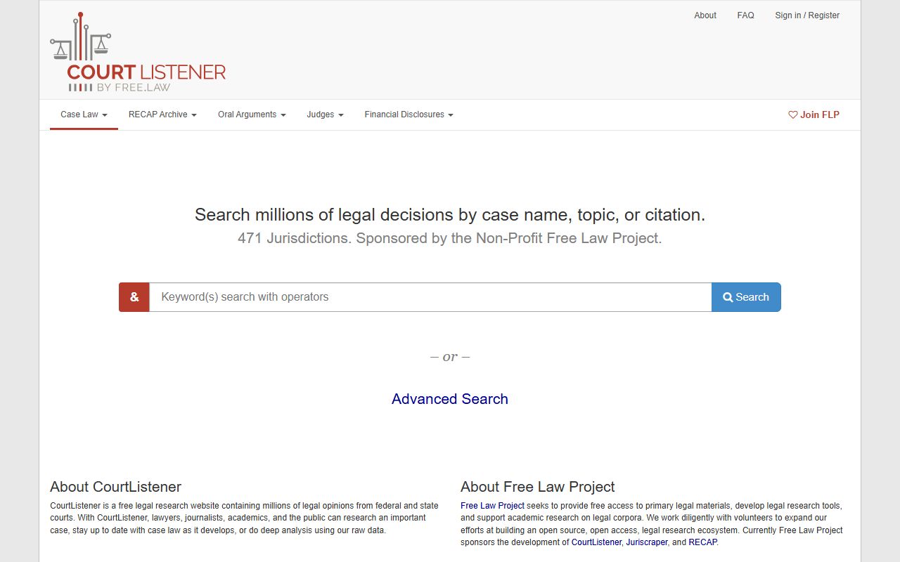 CourtListener docket search as a Wexford County federal court records alternative