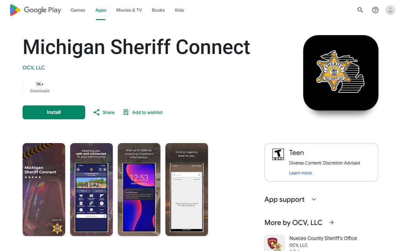 Wexford County traffic Sheriff Connect app on Google Play